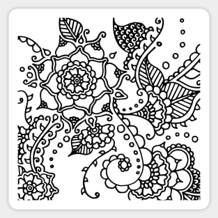 Henna Vines Sticker